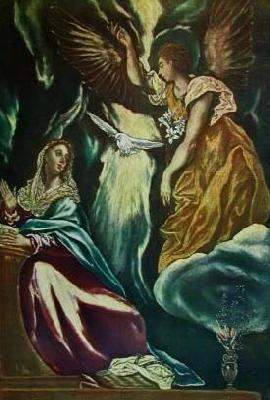 El Greco The Annunciation oil painting picture